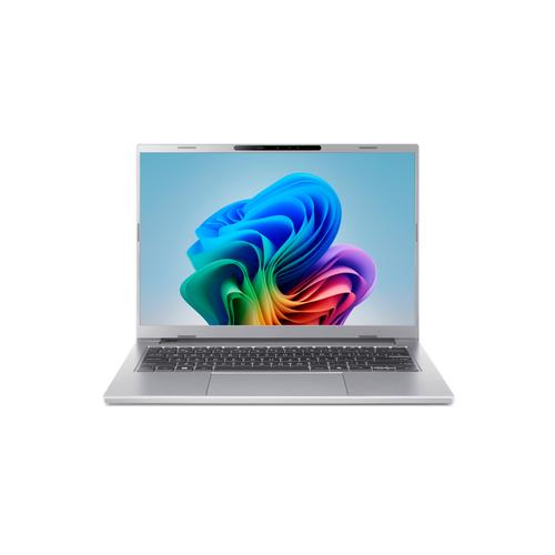 Acer Aspire 14 AI A14-53M-50K5 Copilot+ PC Intel Core Ultra 5 226V Laptop 35,6 cm (14") WUXGA 16 GB LPDDR5x-SDRAM 512 GB SSD Wi-Fi 7 (802.11be) Windows 11 Home Zilver - Image 1