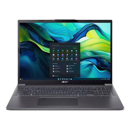 Acer Aspire 16 A16-71M-7483 Intel Core Ultra 7 155H Laptop 40,6 cm (16") WUXGA+ 16 GB LPDDR5x-SDRAM 1 TB SSD Wi-Fi 6E (802.11ax) Windows 11 Home Grijs - Image 1