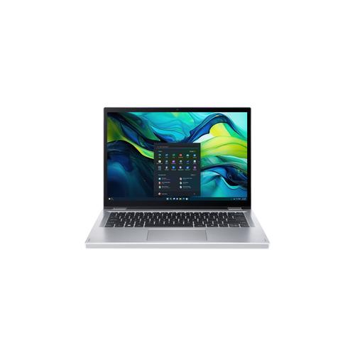 Acer Aspire Go Spin 14 AGSP14-31PT-35E6 Intel Core 3 N355 Hybride (2-in-1) 35,6 cm (14") Touchscreen WUXGA 8 GB LPDDR5-SDRAM 128 GB UFS Wi-Fi 6 (802.11ax) Windows 11 Home in S mode Zilver - Image 1