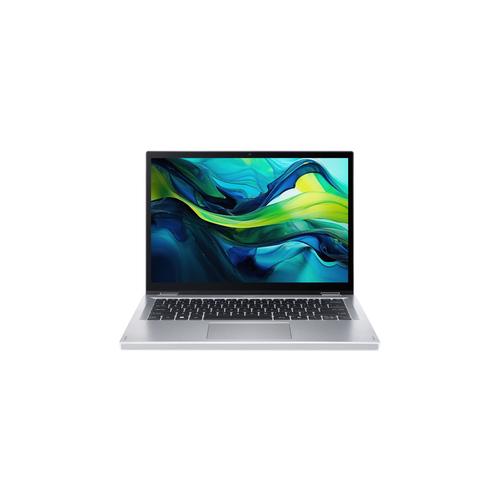 Acer Aspire Go Spin 14 AGSP14-31PT-35E6 Intel Core 3 N355 Hybride (2-in-1) 35,6 cm (14") Touchscreen WUXGA 8 GB LPDDR5-SDRAM 128 GB UFS Wi-Fi 6 (802.11ax) Windows 11 Home in S mode Zilver - Image 3