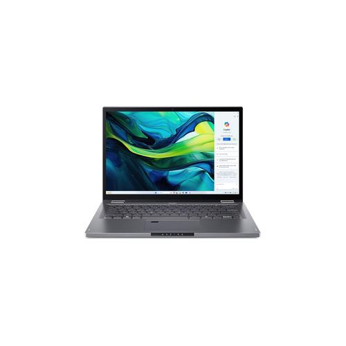 Acer Aspire Spin 14 ASP14-52MTN-59R0 Intel Core Ultra 5 115U Hybride (2-in-1) 35,6 cm (14") Touchscreen WUXGA 32 GB LPDDR5x-SDRAM 512 GB SSD Wi-Fi 6E (802.11ax) Windows 11 Home Grijs - Image 1
