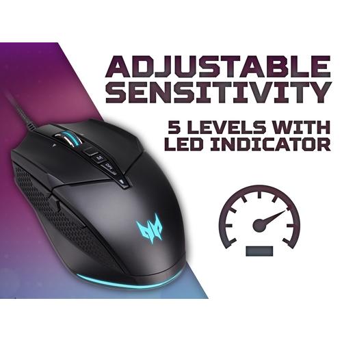 Acer Cestus 335 muis Gamen Ambidextrous USB Type-A Optisch 19000 DPI - Image 10