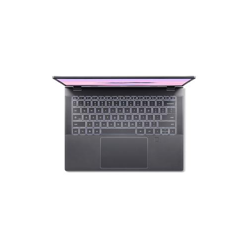 Acer Chromebook Plus 514 CBE594-2T-TCO-36FC Intel Core 3 100U 35,6 cm (14") Touchscreen WUXGA 8 GB LPDDR5-SDRAM 256 GB SSD Wi-Fi 7 (802.11be) ChromeOS Grijs - Image 9
