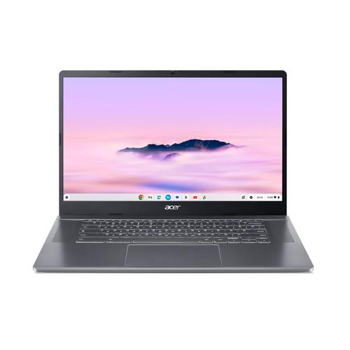 Acer Chromebook Plus 515 CB515-2HT-5789 Intel® Core™ i5 i5-1335U 39,6 cm (15.6") Touchscreen Full HD 8 GB LPDDR5x-SDRAM 256 GB SSD Wi-Fi 6E (802.11ax) ChromeOS Grijs - Image 1