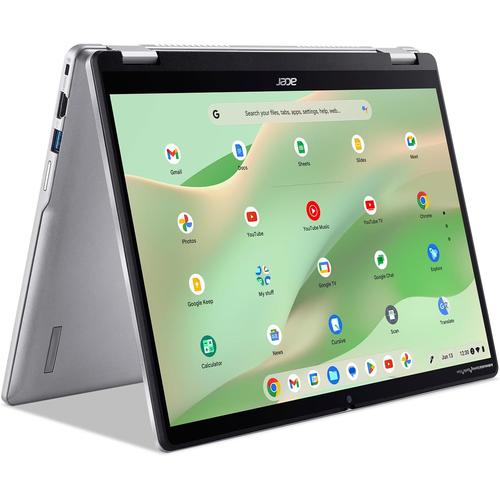 Acer Chromebook Spin 314 CP314-2HN-C224 Intel® N N100 35,6 cm (14") Touchscreen WUXGA 8 GB LPDDR5-SDRAM 128 GB eMMC Wi-Fi 6E (802.11ax) ChromeOS US International Zilver - Image 2
