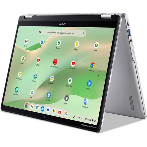 Acer Chromebook Spin 314 CP314-2HN-C224 Intel® N N100 35,6 cm (14") Touchscreen WUXGA 8 GB LPDDR5-SDRAM 128 GB eMMC Wi-Fi 6E (802.11ax) ChromeOS US International Zilver - Image 3