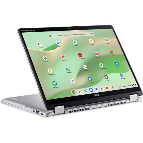 Acer Chromebook Spin 314 CP314-2HN-C224 Intel® N N100 35,6 cm (14") Touchscreen WUXGA 8 GB LPDDR5-SDRAM 128 GB eMMC Wi-Fi 6E (802.11ax) ChromeOS US International Zilver - Image 4