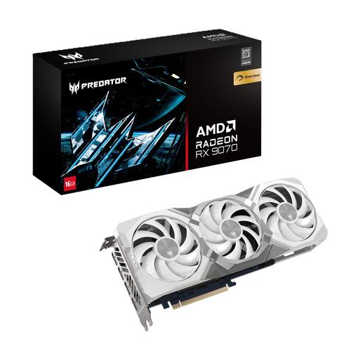 Acer Predator BiFrost Radeon RX 9070 OC 16GB White edition AMD GDDR6 - Image 1
