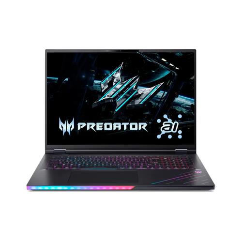 Acer Predator Helios 18 AI PH18-73-95WR Intel Core Ultra 9 275HX Laptop 45,7 cm (18") WQXGA 64 GB DDR5-SDRAM 5 TB SSD NVIDIA GeForce RTX 5080 Wi-Fi 7 (802.11be) Windows 11 Home Zwart - Image 1