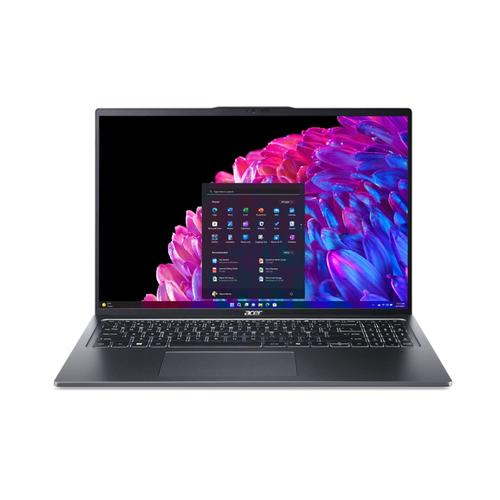 Acer Swift Go 16 SFG16-72-56FG Intel Core Ultra 5 125U Laptop 40,6 cm (16") WQXGA+ 16 GB LPDDR5x-SDRAM 512 GB SSD Wi-Fi 6E (802.11ax) Windows 11 Home Grijs - Image 1