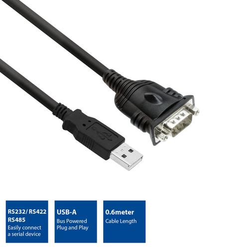 ACT 0,6 meter USB naar serieel adapter - Image 2