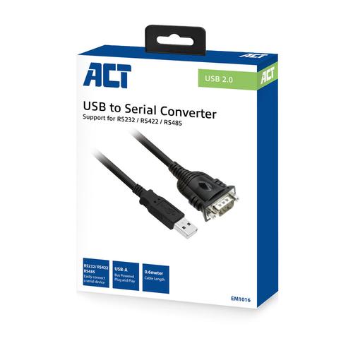 ACT 0,6 meter USB naar serieel adapter - Image 5