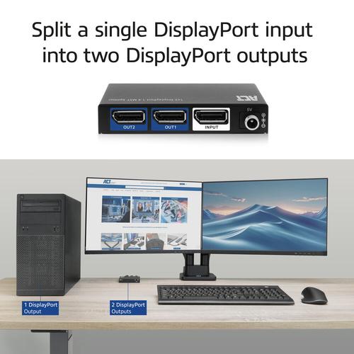 ACT 1x2 DisplayPort 1.4 MST Splitter - Image 5
