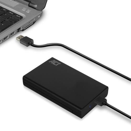 ACT 2,5" SATA harde schijf behuizing, schroefloos, USB 3.2 Gen1 - Image 4