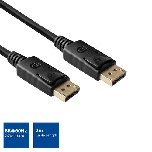 ACT 2 meter Displayport 1.4 8K aansluitkabel male - male - Image 2