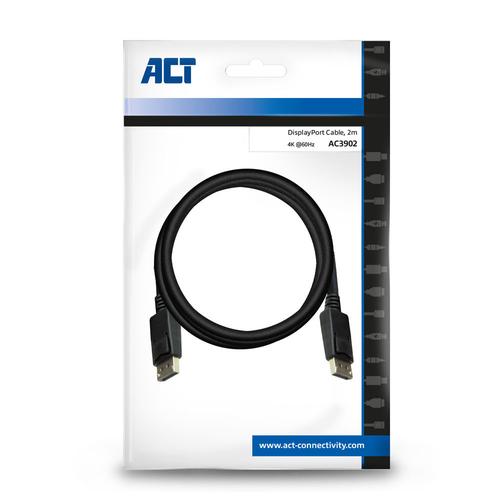 ACT 2 meter DisplayPort kabel male - male - Image 4