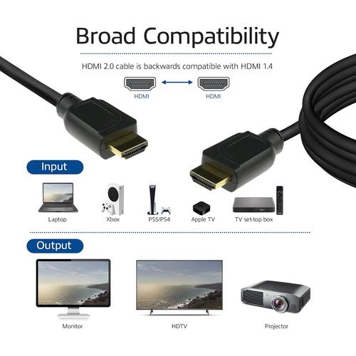 ACT 3 meter HDMI High Speed premium certified kabel v2.0 HDMI-A male - HDMI-A male - Image 3