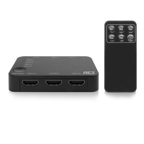 ACT 4K HDMI Switch 5 in, 1 out - Image 1