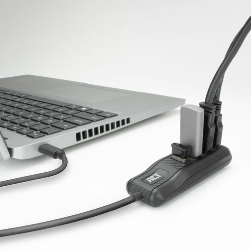 ACT AC6420 interface hub USB 3.2 Gen 1 (3.1 Gen 1) Type-C 5000 Mbit/s Zwart - Image 5