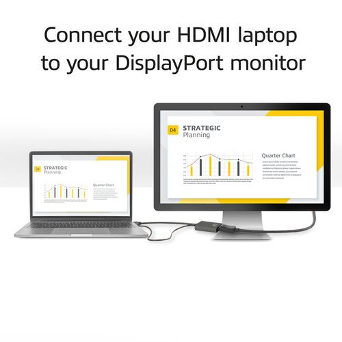 ACT AC7536 video kabel adapter 0,24 m HDMI + USB DisplayPort Zwart - Image 3