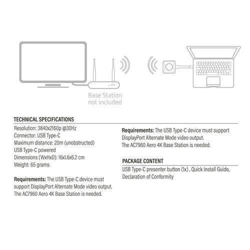 ACT Aero 4K presentator knop - Image 4