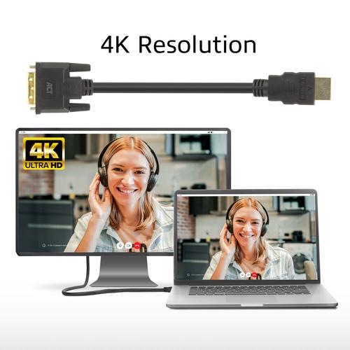 ACT AK3735 video kabel adapter 2 m HDMI Type A (Standaard) DVI-D Zwart - Image 3