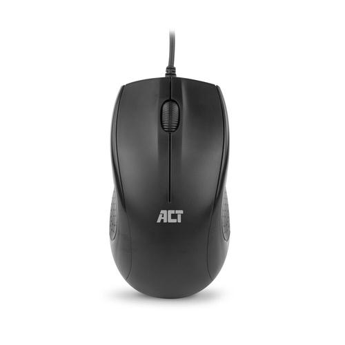 ACT Bedrade full size optische muis 1000 DPI, stille klik, milieuvriendelijk - Image 1