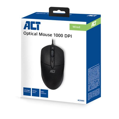 ACT Bekabelde Optische Muis 1000 DPI - Image 5