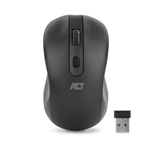 ACT Draadloze muis 1600 DPI, stille klik, milieuvriendelijk, gemaakt van gerecyclede materialen - Image 1