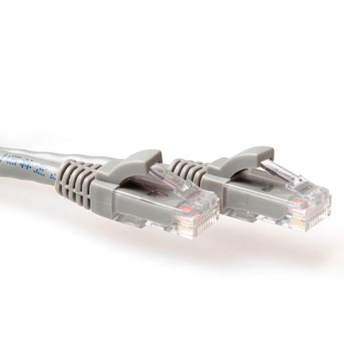 ACT Grijze 2 meter U/UTP CAT6 patchkabel snagless met RJ45 connectoren - Image 1