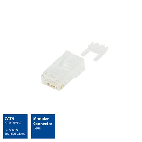 ACT Modulaire RJ-45 connector Cat6 10x - Image 2