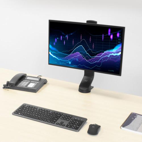 ACT Monitorarm 32" office, 1 scherm, eenvoudig in hoogte verstelbaar - Image 3