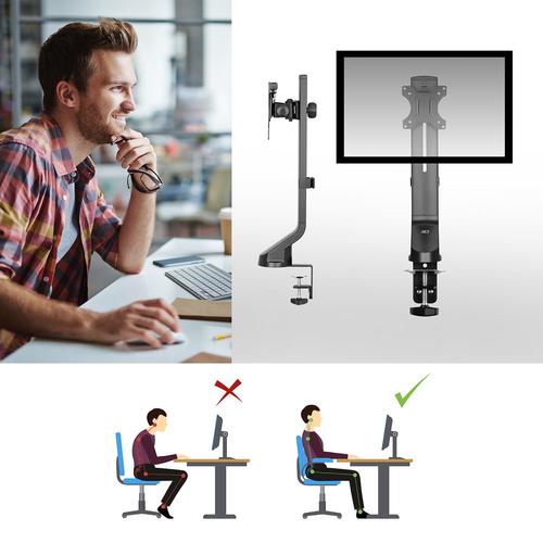 ACT Monitorarm 32" office, 1 scherm, eenvoudig in hoogte verstelbaar - Image 6