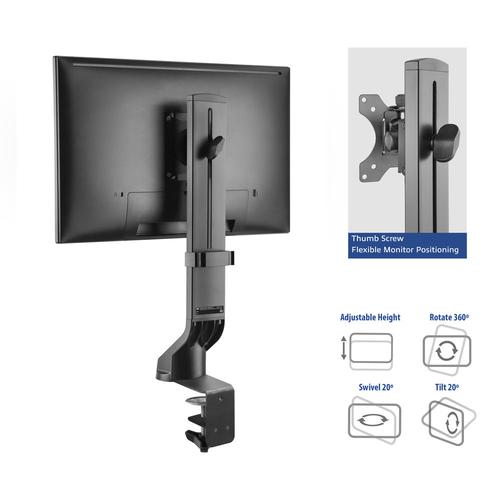 ACT Monitorarm 32" office, 1 scherm, eenvoudig in hoogte verstelbaar - Image 7