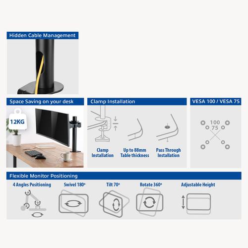 ACT Monitorarm 32" office solid pro, 2 schermen - Image 9