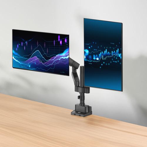 ACT Monitorarm 35" office solid pro, mechanische veer, 2 schermen - Image 6