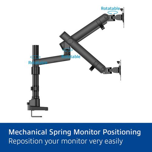 ACT Monitorarm 35" office solid pro, mechanische veer, 2 schermen - Image 7
