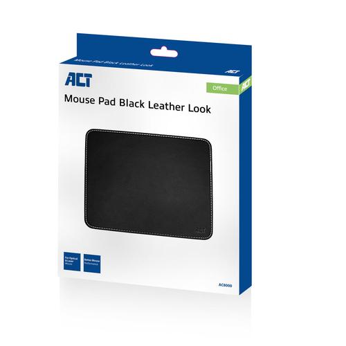 ACT Muismat met zwarte lederlook - Image 2