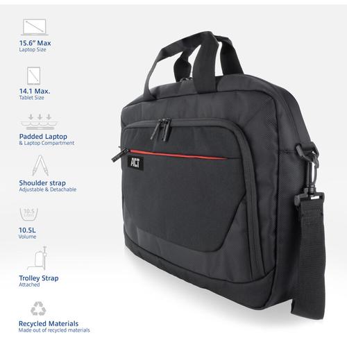 ACT Suburb schoudertas voor laptops tot 15,6", gemaakt van gerecyclede plastic flessen - Image 2