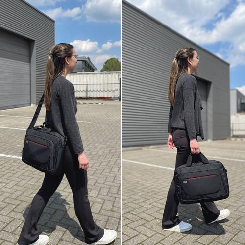 ACT Suburb schoudertas voor laptops tot 15,6", gemaakt van gerecyclede plastic flessen - Image 6