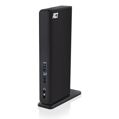 ACT Universeel USB-C of USB-A Dockingstation, voor 2 HDMI monitoren, DisplayLink