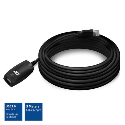 ACT USB 2.0 Signaalversterker, 5 meter - Image 2