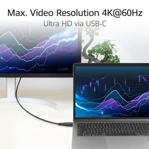 ACT USB 3.0 10Gbps 60W USB Type-C (recht) naar USB Type-C (haaks boven/beneden) kabel, 1 meter - Image 5