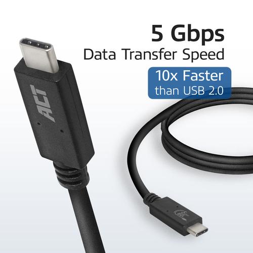 ACT USB 3.0 kabel, USB-C, USB-IF gecertificeerd, 1 meter - Image 5