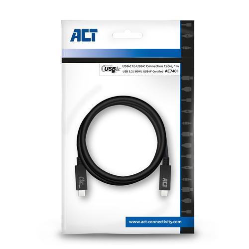 ACT USB 3.0 kabel, USB-C, USB-IF gecertificeerd, 1 meter - Image 6
