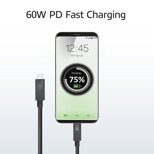 ACT USB 3.0 kabel, USB-C, USB-IF gecertificeerd, 2 meter - Image 3