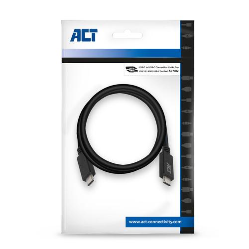ACT USB 3.0 kabel, USB-C, USB-IF gecertificeerd, 2 meter - Image 6