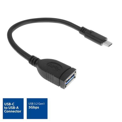 ACT USB 3.0 kabel OTG, USB-C male naar USB-A female, 0,2 meter - Image 4