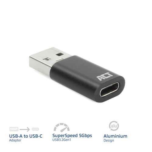 ACT USB-A male naar USB-C female adapter - Image 3