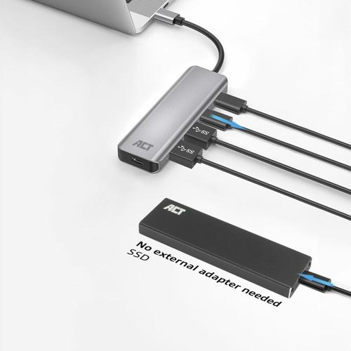ACT USB-C hub 3.0, 2x USB-A, 2x USB-C - Image 5
